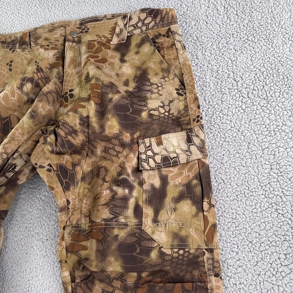 Kryptek Pants Mens XL Brown Tactical Cargo Battlefield to Highlander Camo Hunt - Picture 7 of 13